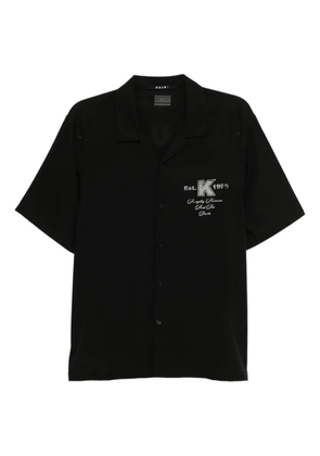 Ksubi rose-print resort shirt - Black