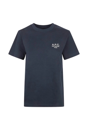 A.P.C. Rue Madame embroidered logo T-shirt - Black