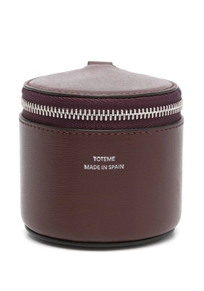 TOTEME leather jewellery box - Red