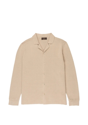 Zanone V-neck cardigan - Neutrals