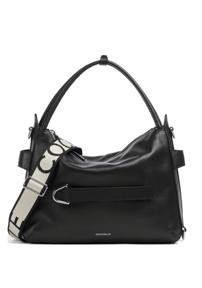 Coccinelle detachable strap shoulder bag - Black