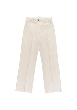 Nine In The Morning pleated straight trousers - Neutrals