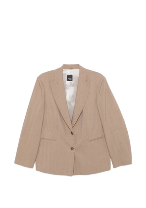 Marina Rinaldi button-fastening blazer - Neutrals