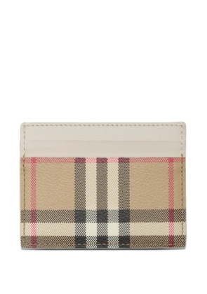 Burberry Check card case - Neutrals