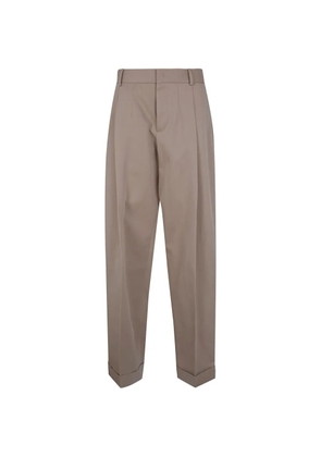 DSQUARED2 cuffed pleated trousers - Neutrals