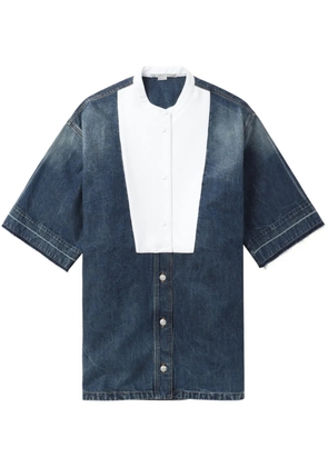 Stella McCartney cotton short-sleeve tunic dress - Blue