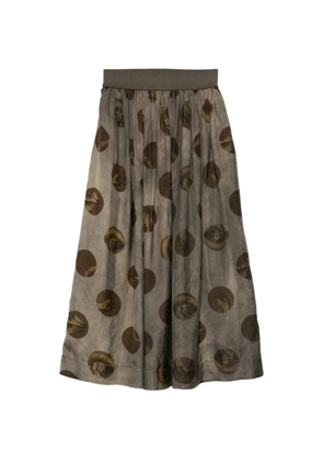 Uma Wang print skirt - Grey