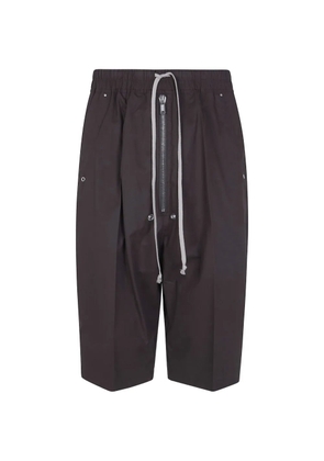 Rick Owens drop-crotch shorts - Brown
