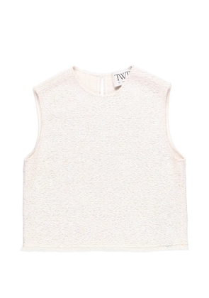 TWP raw hem shell top - Neutrals