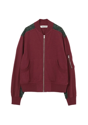 Undercover lace detail sweatshirt - Red