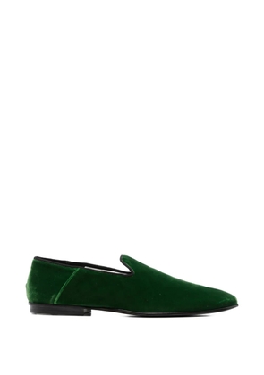 TOM FORD Steven velvet loafers - Green