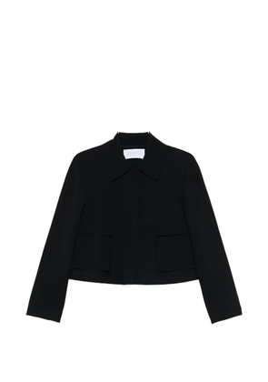 Harris Wharf London polo-collar jacket - Black