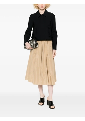 Harris Wharf London polo-collar jacket - Black