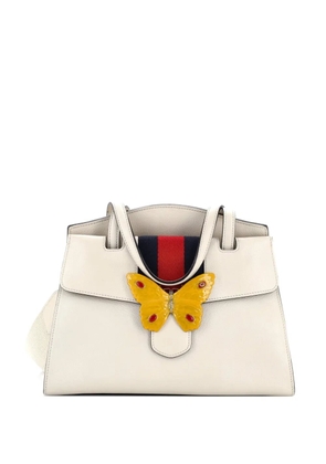 Gucci Pre-Owned Totem Top Handle Bag Leather Medium tote bag - White