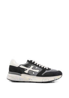 Premiata Mick suede-panelled sneakers - Black
