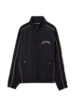 Palm Angels logo striped windbreaker - Black