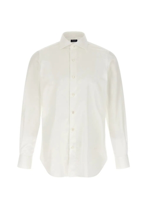Finamore 1925 Napoli mother-of-pearl button napoli shirt - White