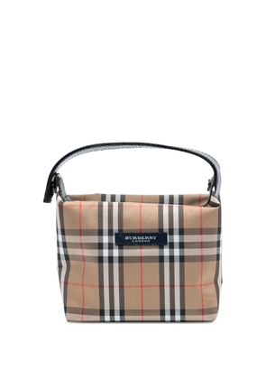 Burberry Pre-Owned 2000-2017 House Check Canvas handbag - Brown