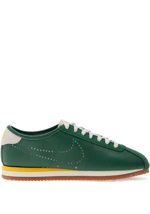 Nike Cortez perforated-detail leather sneakers - Green
