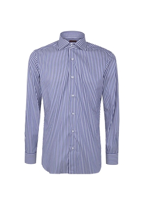 Barba striped shirt - Blue