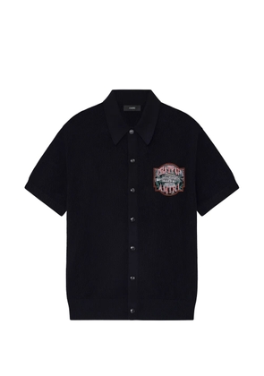 AMIRI crochet oversized shirt - Black