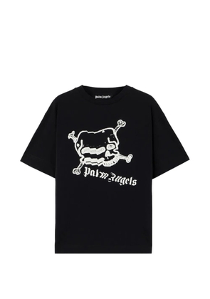 Palm Angels skull graphic T-shirt - Black