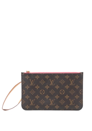 Louis Vuitton Pre-Owned 2015 Monogram Neverfull MM pouch - Brown