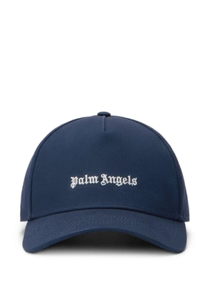 Palm Angels embroidered-logo cap - Blue