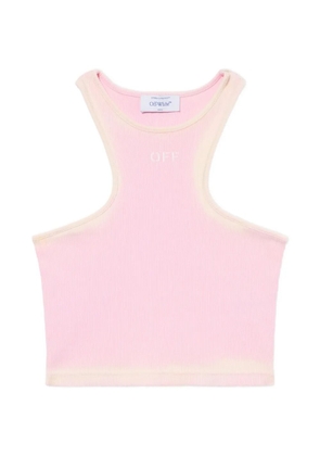 Off-White Spray Off Stamp top - Pink