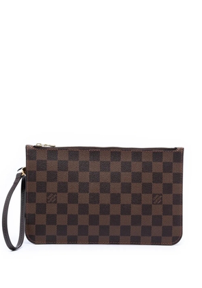 Louis Vuitton Pre-Owned 2017 Damier Ebene Neverfull MM pouch - Brown