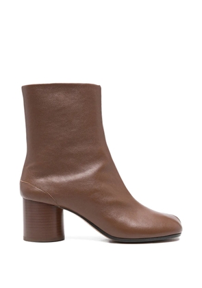 Maison Martin Margiela Pre-Owned Tabi leather ankle boots - Brown