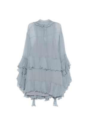 Chloé ruffled mini dress - Blue