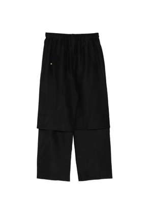 SAMUEL GUÌ YANG drawstring tapered trousers - Black