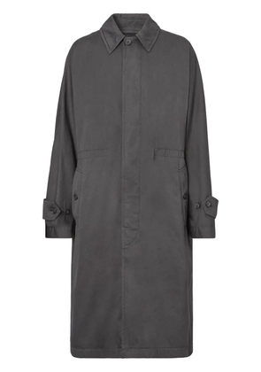 Burberry Car cotton twill coat - Grey