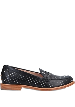 Tod's stud-embellished loafers - Black