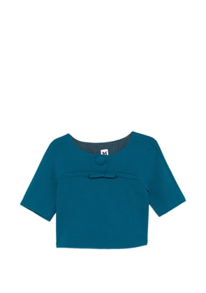 Missoni Pre-Owned 2000s bow blouse - Blue