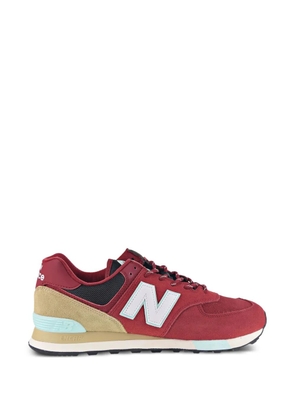 New Balance 574 panelled sneakers - Red