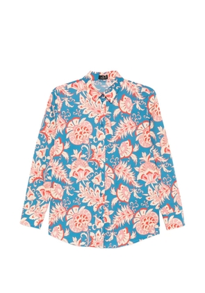ETRO floral-print shirt - Blue
