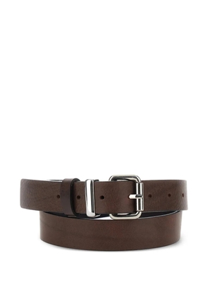 Tela buckle belt - Brown