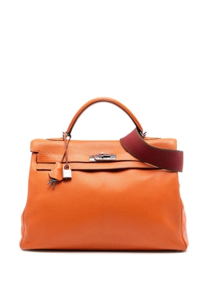 Hermès Pre-Owned 2010 Togo Kelly II Retourne 40 satchel - Orange