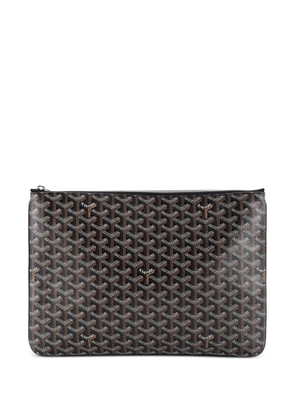 Goyard Pre-Owned Senat Zip Coated Canvas GM pouch - Black