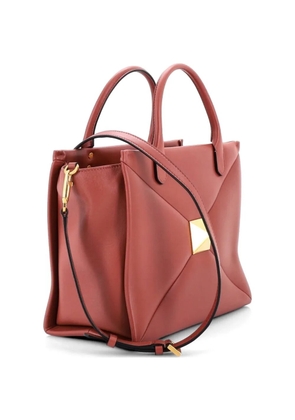 Valentino Garavani Pre-Owned One Stud Top Handle Bag Leather Medium crossbody bag - Pink