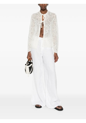 Fabiana Filippi tie-detail cardigan - Neutrals