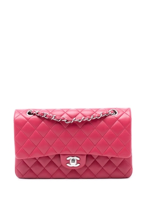 CHANEL Pre-Owned 2018-2019 Medium Classic Lambskin Double Flap shoulder bag - Pink