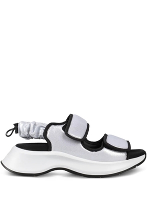 Hogan leather sandals - White