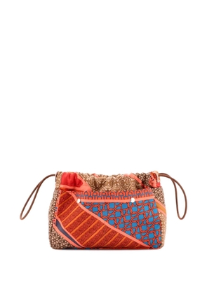 Hermès Pre-Owned Fourbi Silk with Barenia 20 pouch - Brown