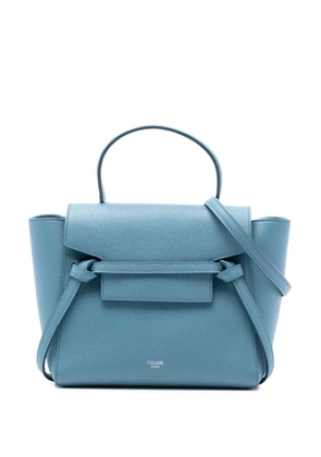 Celine Pre-Owned 2019 Nano Grained Calfskin Belt Bag satchel - Blue
