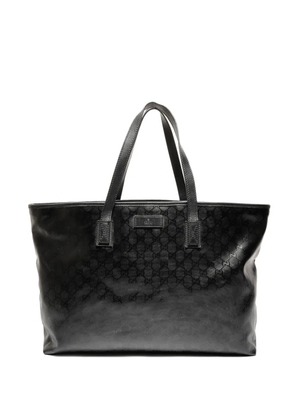 Gucci Pre-Owned 2000-2015 GG-supreme tote bag - Black