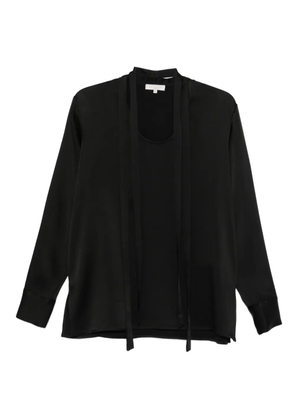 Antonelli Abete tie-neck blouse - Brown