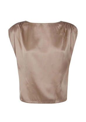 Blugirl tie detail shirt - Neutrals